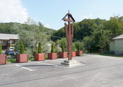Troița de lemn – Monumentul Eroilor – Băița, orașul Tăuții-Măgherăuș