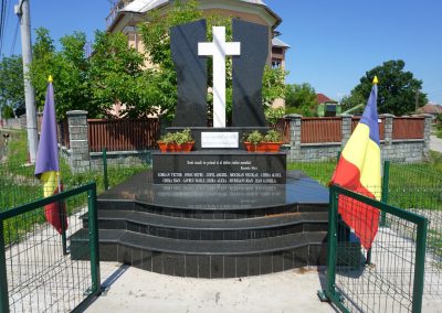 Cruce Comemorativă a Eroilor căzuți în Primul și al Doilea Război Mondial, Bozânta Mica, comuna Recea